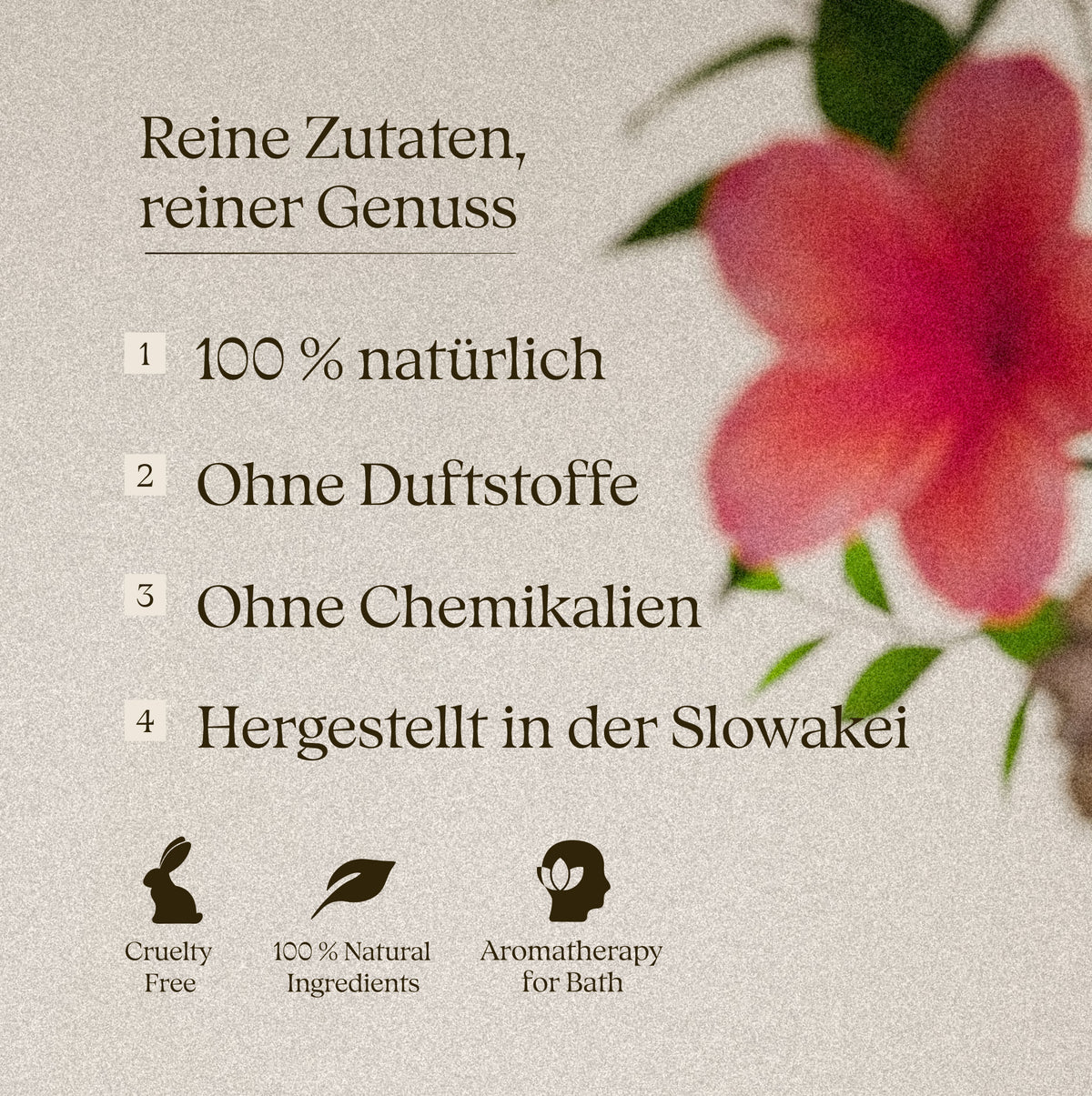 Secret Garden 50 g – Badetee: reine Zutaten, ohne Duftstoffe, hergestellt in der Slowakei