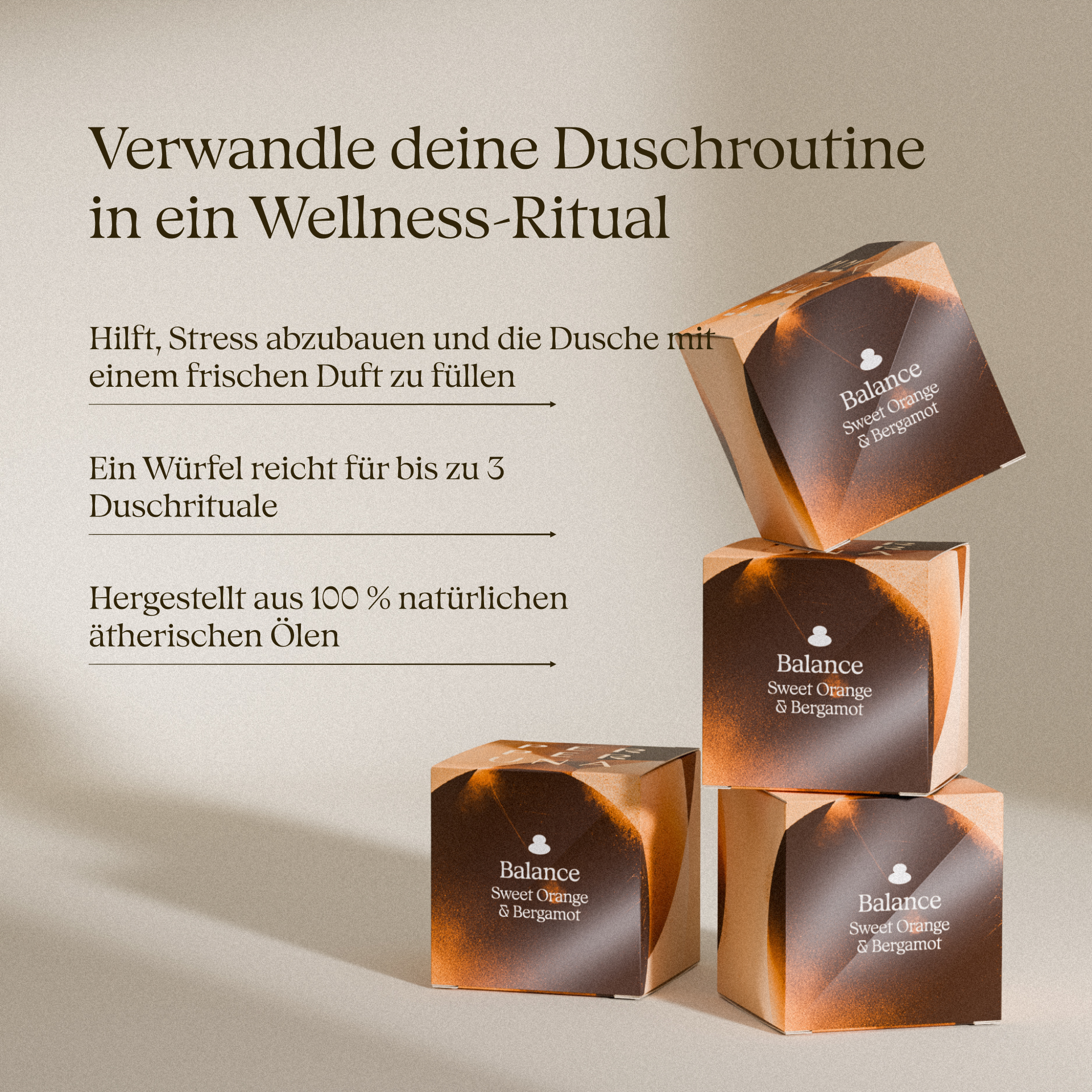 Balance - Aromatisches Duschstück
