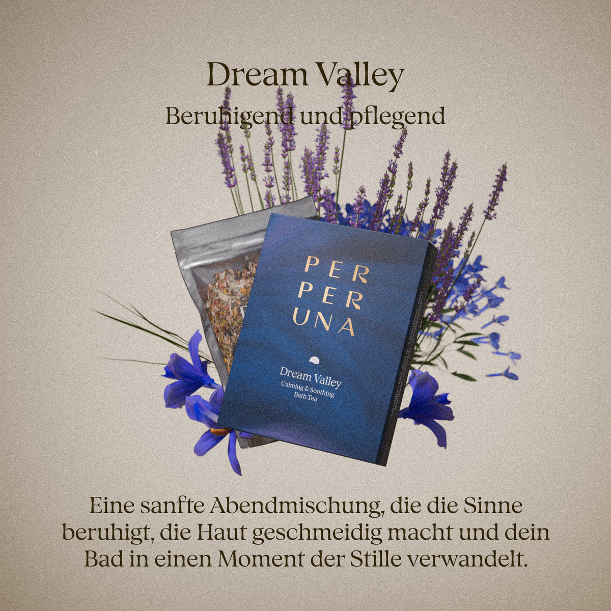 Dream Valley 50 g – Badetee: Duftkarte