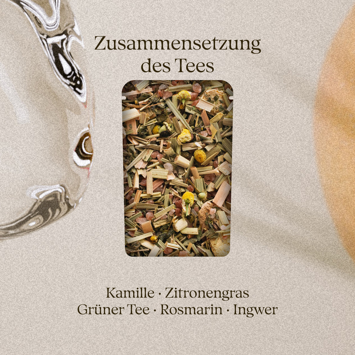Herbal Spring 50 g – Badetee: Zusammensetzung des Tees