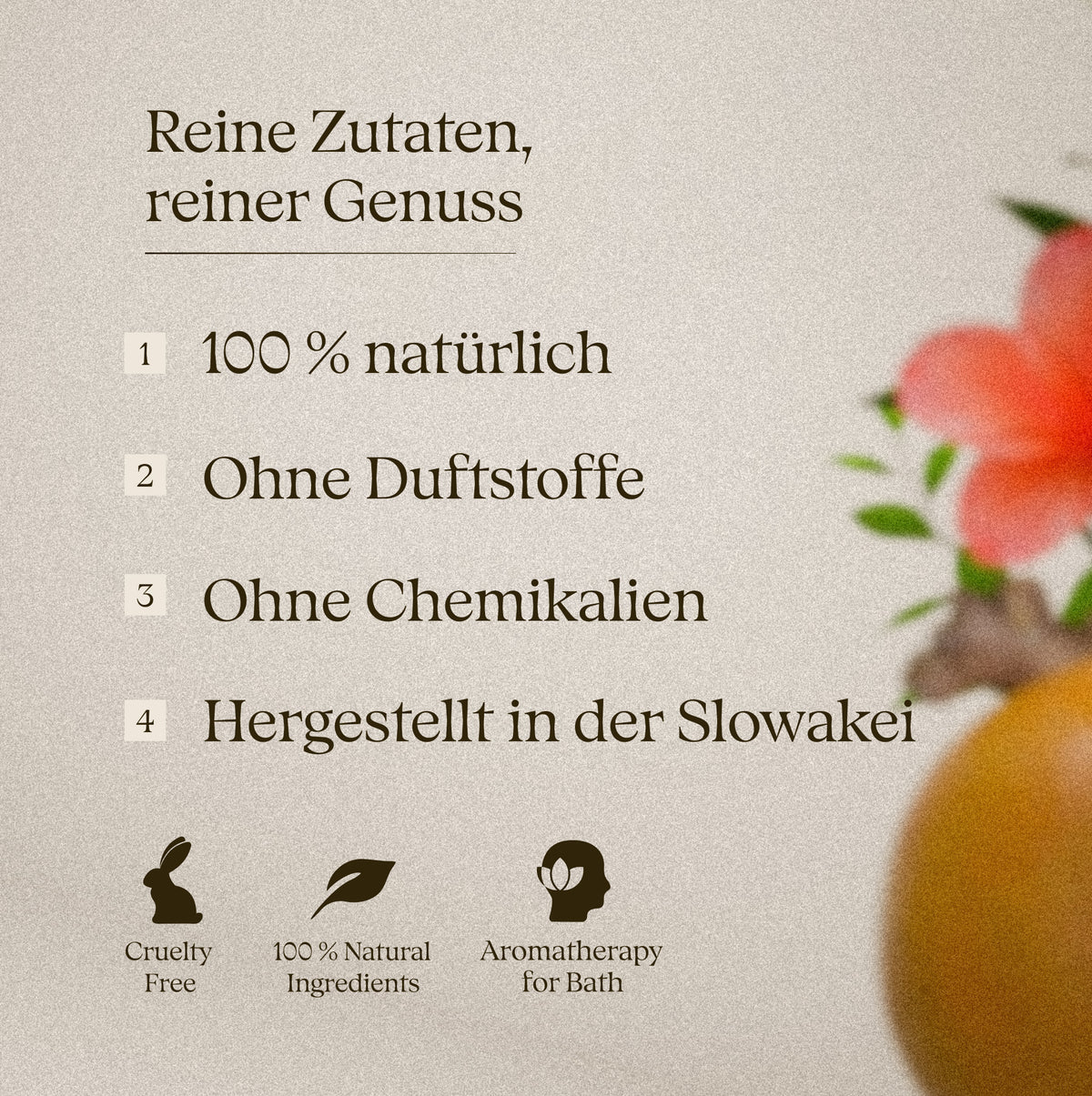 Herbal Spring 50 g – Badetee: reine Zutaten, ohne Duftstoffe, hergestellt in der Slowakei
